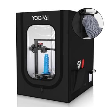 Imagem de YOOPAI Gabinete de Impressora 3D, Barraca À Prova de Poeira À Prova de Fogo, Capa Protetora de Temperatura Constante para Creality Ender 3/Ender 3 Pro/Ender 3V2/Ender 3S1/Neo/Anycubic Elegoo, 29,5×25,