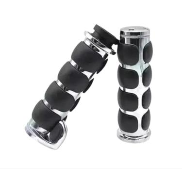 Imagem de Manopla Com Apoio no Acelerador Cromado para Moto Custom