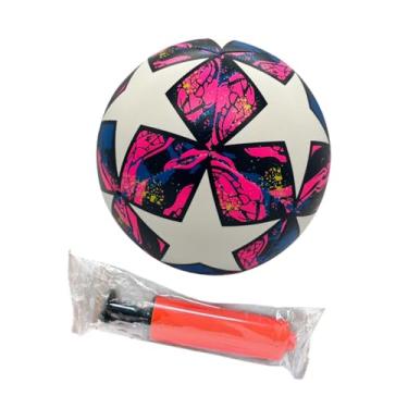 Imagem de Bola de futebol tamanho 5 Equipamento de treinamento de futebol futebol de couro para bola de couro para presentes ao ar livre adultos adultos homens, Roxo