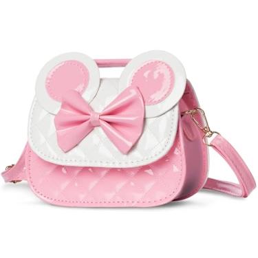 Imagem de Bolsa infantil para meninas de 3 anos, 4, 5, 6, 7, 8 e 9 anos, presente de aniversário (rosa), rosa, 6.69*2.36*5.1