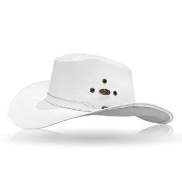 Imagem de 1652KP-Chapéu Unissex Estilo Americano em Couro Legítimo Linha Indiana