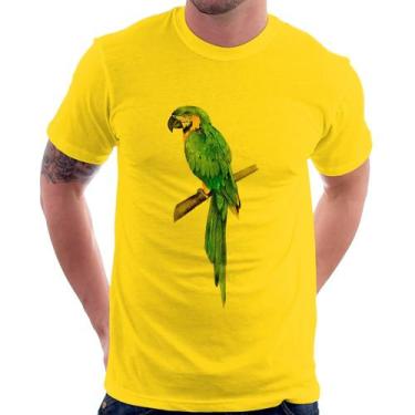 Imagem de Camiseta Arara Azul - Foca na Moda, Amarelo, P