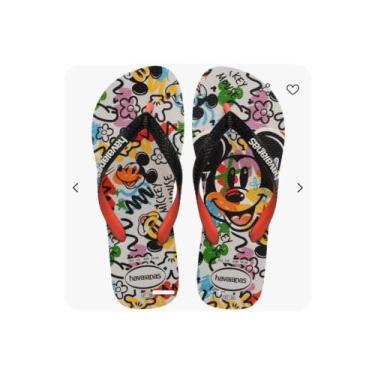Imagem de Chinelo Havaianas Top Disney Stylish Personagem Mickey e Amigos Origin