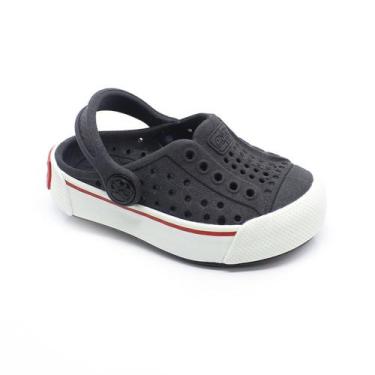 Imagem de Sandália Babuche Plugt Infantil Menino Menina Joy Baby Revirão Preto C