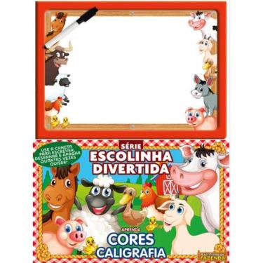 Imagem de A Turminha Da Fazenda Série Escolinha Divertida - Aprenda Cores Caligrafia