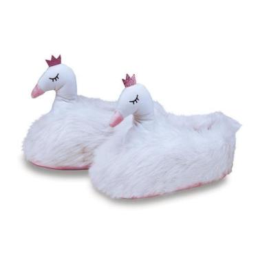 Imagem de Pantufa 3D Cisne 33/35 P - Importway IWP3DC3335