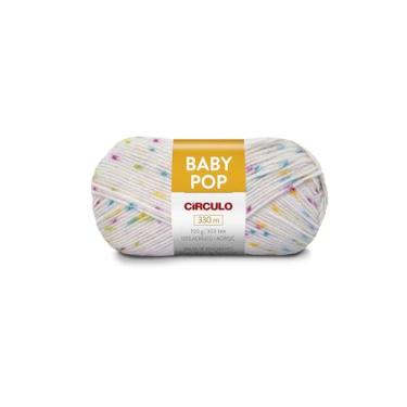 Imagem de novelo de lã circulo BABY POP - 100g - 330m (8036-Fantasia)