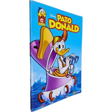 Imagem de Quadrinhos hq Gibi Graphic Novel Formatinho 13,50x19 cm Lombada com Grampos Pato Donald nº 35 Culturama