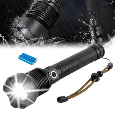 Imagem de Lanterna Tática Mais Forte Do Mundo T9 Potente Led Cree Usb - ULTRA PO