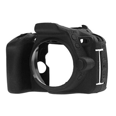 Imagem de Capa de silicone seguro profissional para câmera protetora de borracha para câmera Nikon D5500 D5600 DSLR (preto)