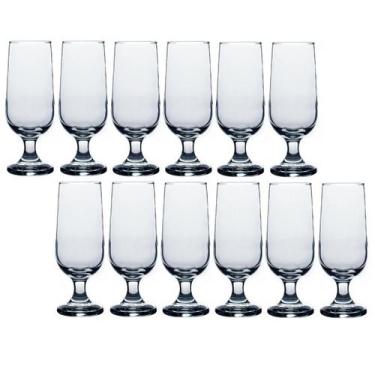 Imagem de Jogo 12 Copos Taça de Vidro Chopp Hannover 300ml Casa Linda - NADIR FI