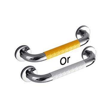 Imagem de Barras de apoio, barras de apoio de segurança, barras de apoio para deficientes para chuveiro, corrimão de montagem na parede de aço inoxidável cromado para banheiro, barra de apoio de segurança com