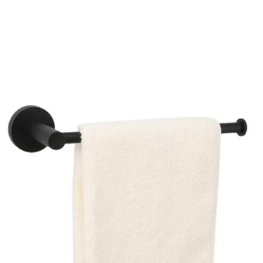 Imagem de Acessórios de banheiro de aço inoxidável, toalheiro preto fosco, suporte de papel higiênico, gancho de barra de toalha, conjunto de ferragens de vaso sanitário, suporte de papel (barra de cavilha)