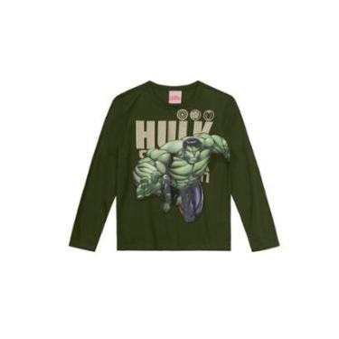 Imagem de Camiseta Brandili Manga Longa Hulk Masculina-Masculino