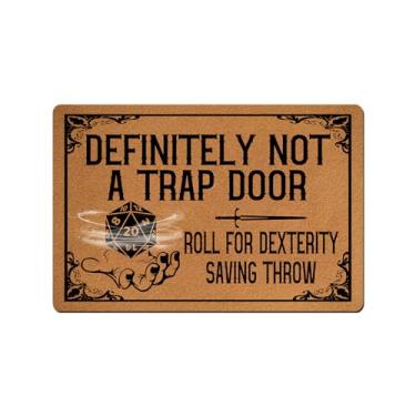 Imagem de VUZUCOSH Tapetes engraçados de boas-vindas, tapete de porta, capacho engraçado, tapetes de cozinha, tapetes de banheiro, tapete de porta de borracha antiderrapante 59,9 cm x 39,9 cm (definitivamente