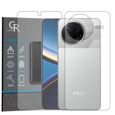 Imagem de Película Hidrogel HD Frente e Verso Para Xiaomi Poco F7 Pro - GR Globa