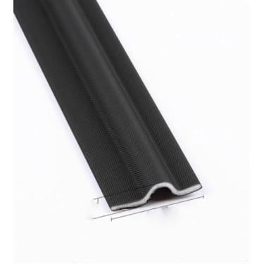 Imagem de Tira de vedação de janela, tira de porta, fita autoadesiva de vedação de lacuna de janela à prova de vento espuma à prova de som, fita de vedação inferior para porta deslizante seladora de poeira