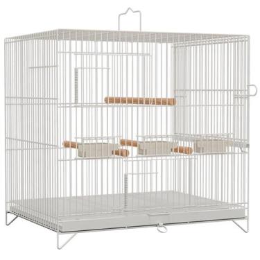Imagem de Gaiola De Coleiro E Curió Criadeira Luxo Fêmea Malha Fina - Alcosta Pe