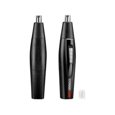 Imagem de Aparador de pelos conair nariz e orelha aço inox - pilha