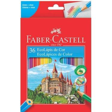 Imagem de Lápis de Cor Sextavado Estojo 36 Cores