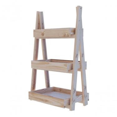 Imagem de Prateleiras Organizador Pinus Armario De Cozinha