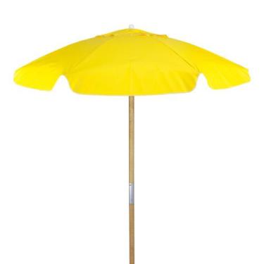 Imagem de Guarda-Sol Guarapari em Bagum e Haste de Madeira 1,80m Cores Sortidas 