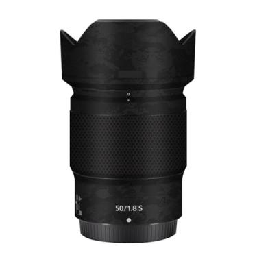 Imagem de Para Nikon Z 50mm F1.8S Adesivo de Lente de Câmera Revestimento Película Protetora Protetor Corporal Decalque Skin 50 1.8 (Knight Black