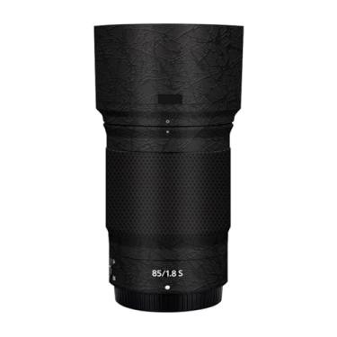 Imagem de Adesivo protetor de câmera de película de vinil para Nikon Z 85 mm F1.8S protetor acessórios de fotografia (plash ultra preto)