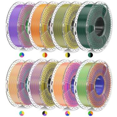 Imagem de Mini pacote de filamento de seda SUNLU para impressora 3D, total de 2 