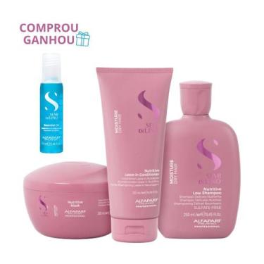 Imagem de Kit Alfaparf  Moisture (3 Produtos + Brinde)