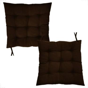 Imagem de Kit Futton 2 Peças 40x40cm Diversas Cores Futon Decoração Para Banquet