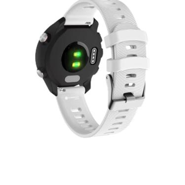 Imagem de Pulseira QUIBARATO de Silicone de 20mm Com Engate Rápido Compatível com 245 245 Music 165 645 (Branca)