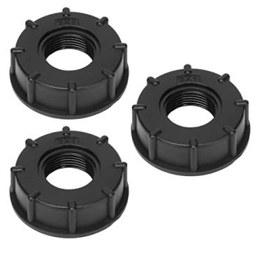 Imagem de Zerodis Conector de Tanque IBC Em Curto 60 Mm de Controle Interno de Diâmetro, 3 Pc e Tambor - Atualização de Plástico (G1)