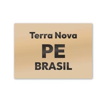 Imagem de Imã de Geladeira Terra Nova Pernambuco MDF 8cm x 5cm