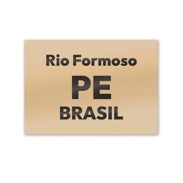 Imagem de Imã de Geladeira Rio Formoso Pernambuco MDF 8x5 para Viagem