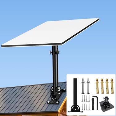 Imagem de Burbifro Suporte de teto giratório Starlink resistente, inclinação de 160 graus para melhor sinal, compatível com antena Starlink Gen 3