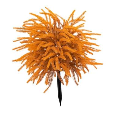 Imagem de WeiLaiKeQi Topiaria artificial com espiga de solo para áreas externas, galhos artificiais de, decoração de outono para floreira de janela, gramado de