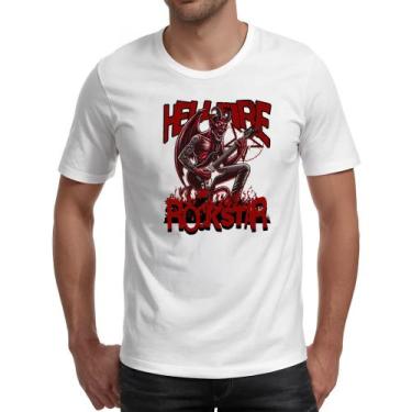 Imagem de Camiseta Unissex Hell Fire Rockstar - Alearts, G