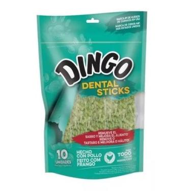 Imagem de Petisco Para Cães Dental Sticks 10 Unidades 90g Dingo