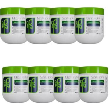 Imagem de CREME HIDRATANTE HIPOALERGICO NATUPHIL 450gr NATUFLORES kit 8un