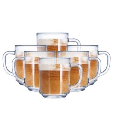 Imagem de Jogo de Canecas de Vidro Firenze 225ml, 6pcs- Ruvolo