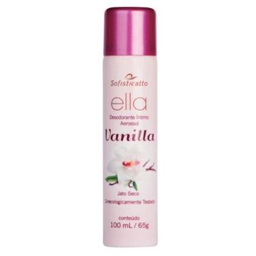 Imagem de Desodorante Íntimo Fragrâncias Ella Sofisticatto 100ml, Baunilha
