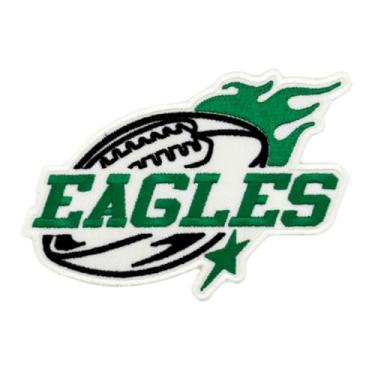 Imagem de Siam Accs Rugby Fans Eagles Football Star Patch favorito dos fãs de futebol americano, aplique bordado para roupas, mochilas, jeans, motocicleta, jaquetas personalizadas, chapéus, bolsas táticas