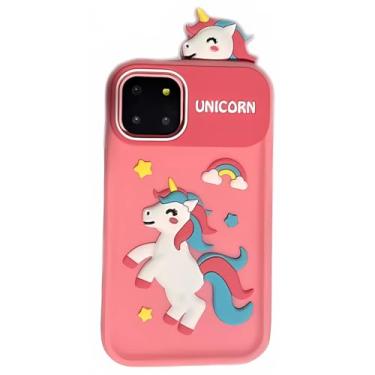 Imagem de Celular Infantil P1 Plus Smartphone Kids com Tela Touch, Jogos, Música e Câmera – Ideal para Crianças - Rosa Unicórnio
