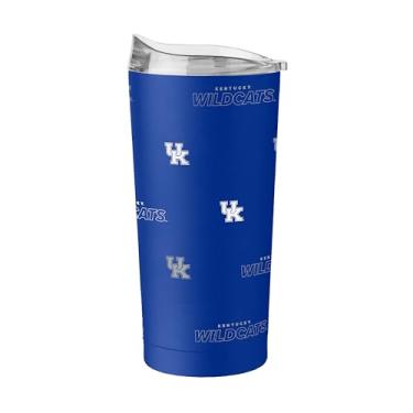 Imagem de Logo Brands Copo de aço inoxidável NCAA Kentucky Wildcats Step & Repeat de 590 ml – Design de logotipo completo, parede dupla revestida a pó isolado a vácuo - mantém as bebidas quentes e frias por