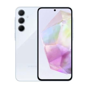 Imagem de Celular Samsung Galaxy A35 5g, Câmera Tripla Até 50mp, Tela  6.6, 256GB, Azul Claro