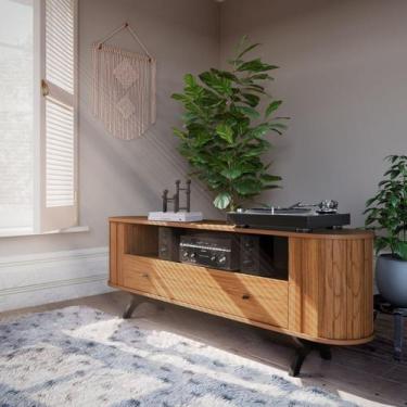 Imagem de Rack para TV até 60 Polegadas com Canto Arredondado 100% MDF - Dalla C