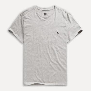 Imagem de Camiseta Reserva Regular Paris Masculina Cinza Escuro-Masculino