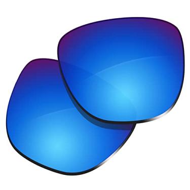 Imagem de Glintbay Lentes de óculos de sol de substituição 100% precisas para RayBan Wayfarer RB2140 50 mm - Espelhado azul gelo polarizado