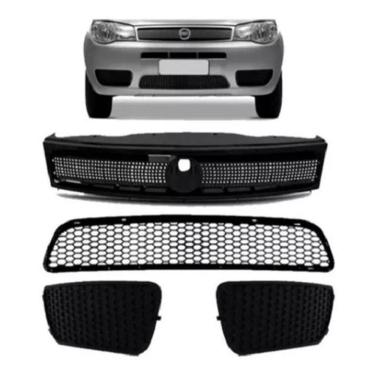 Imagem de Grade Radiador Central Palio Siena Strada G3 2004 05 A 2010